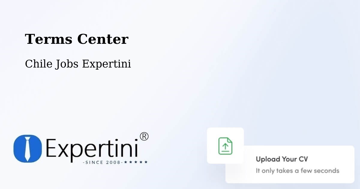Terms of Service – Freirina - Chile Jobs Expertini